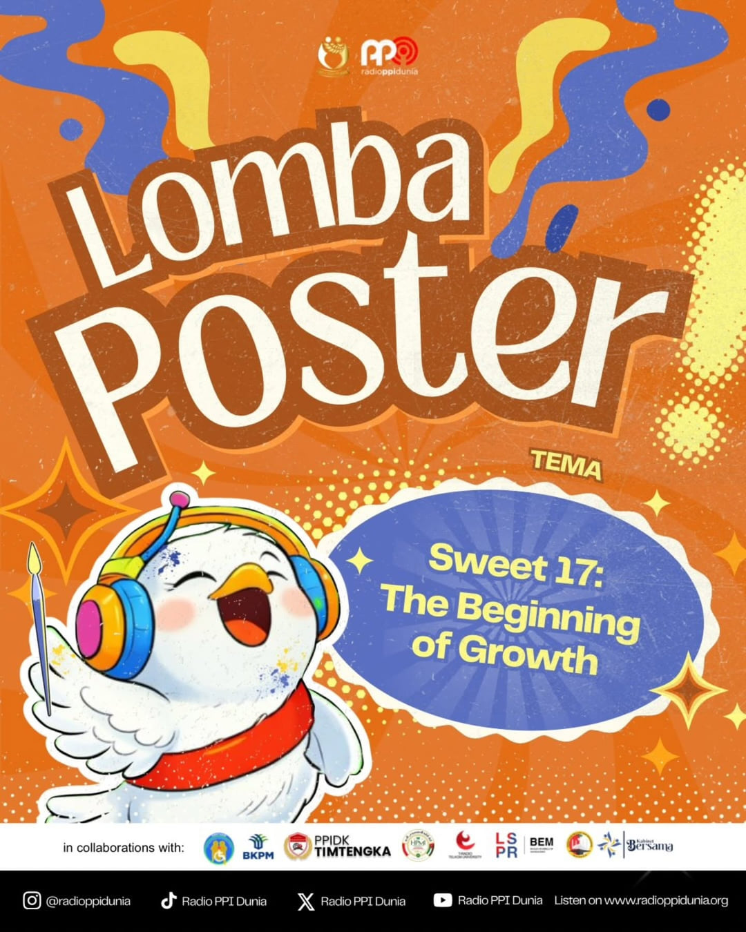 Lomba Poster Sweet 17 Radio PPI Dunia - Poster 2