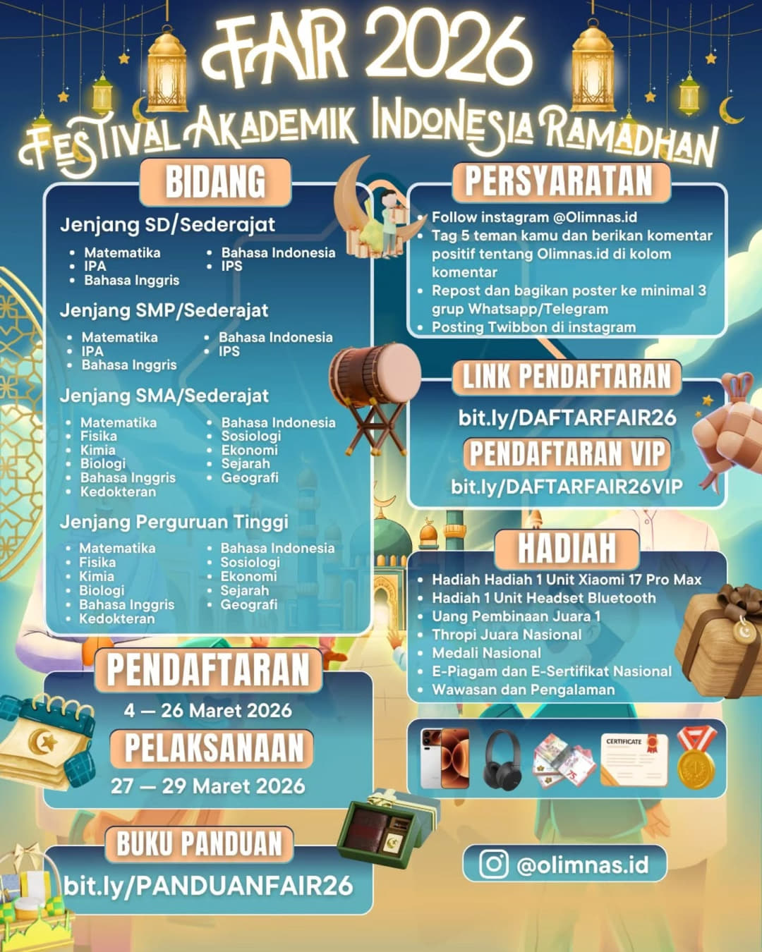 Festival Akademik Indonesia Ramadhan 2026 (FAIR 2026) - Poster 2