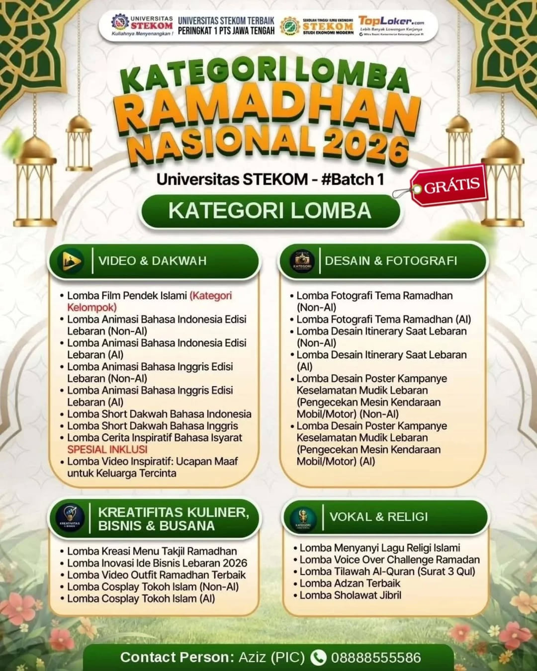 KOMPETISI RAMADHAN NASIONAL 2026 - Poster 2
