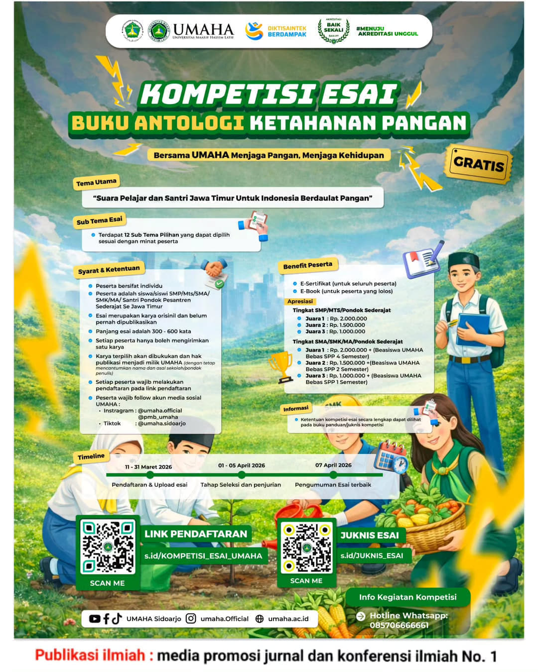 Kompetisi Esai UMAHA Tahun 2026 - Poster 2