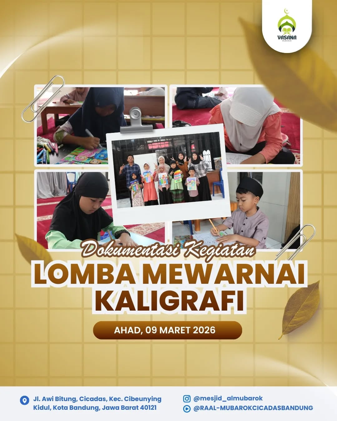 Lomba Mewarnai Kaligrafi - Poster 2