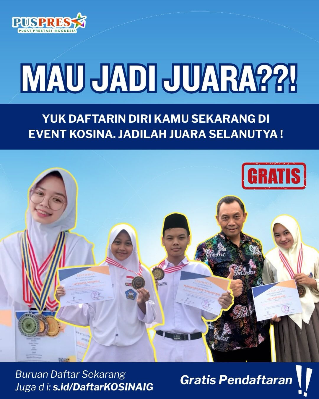 KOSINA – Kompetisi Siswa Nasional - Poster 2