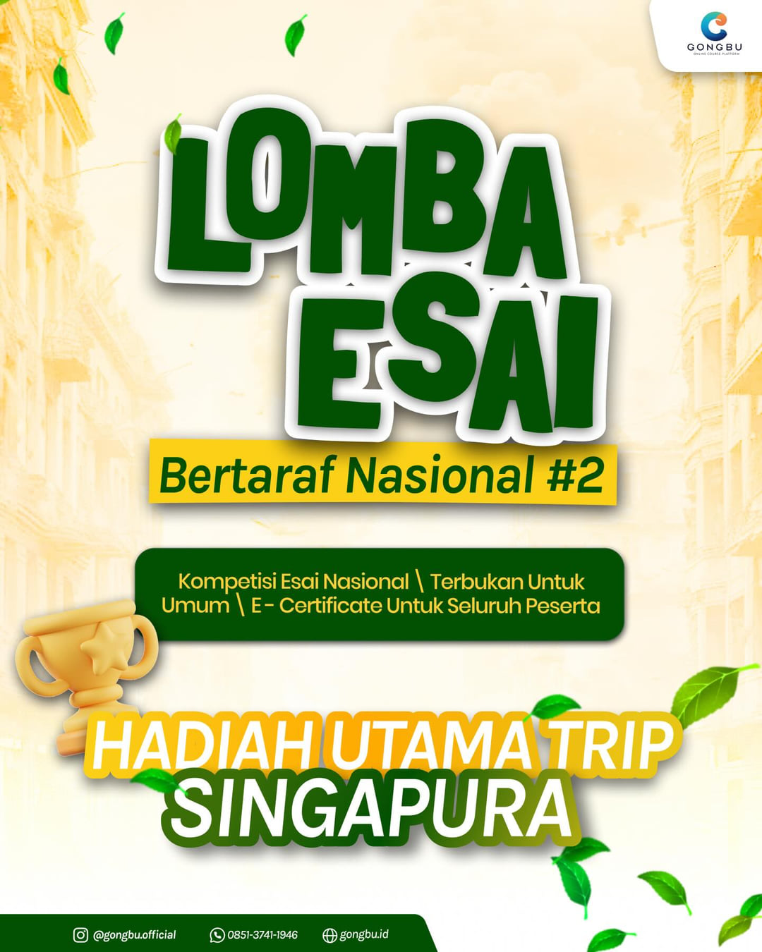 Lomba Esai Bertaraf Nasional #2 - Poster 2