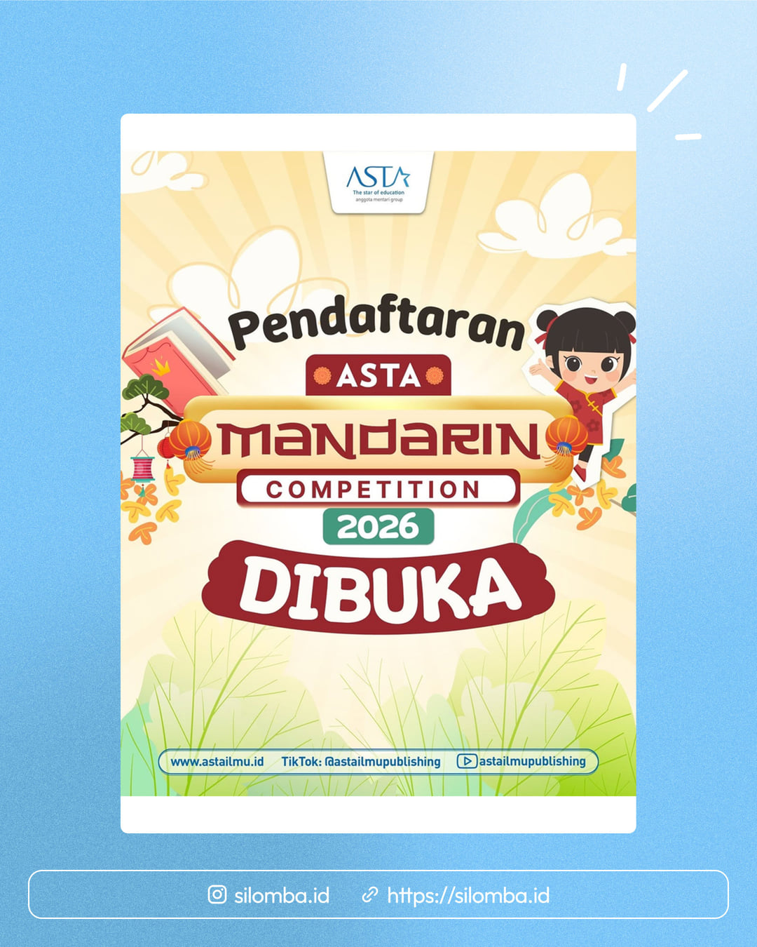 ASTA Mandarin Competition (AMC) 2026 - Poster 1