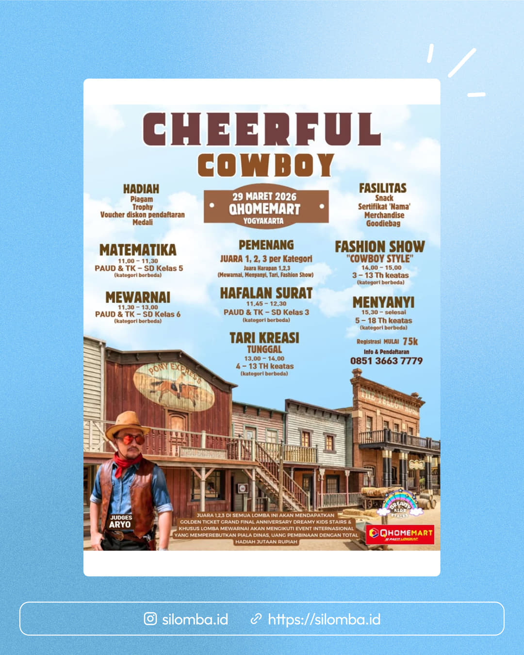 Lomba Cheerful Cowboy - Poster 1