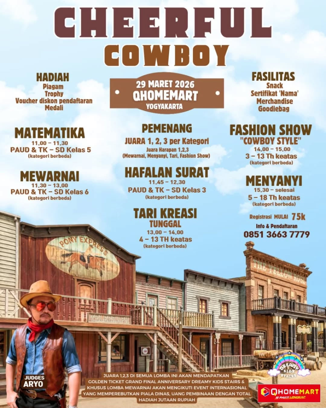 Lomba Cheerful Cowboy - Poster 2