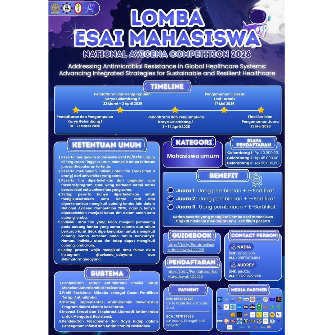 National Avicena Competition 2026 - Poster 2