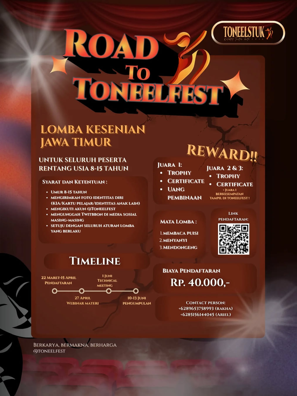 Road to Toneelstuk 2026 - Poster 2