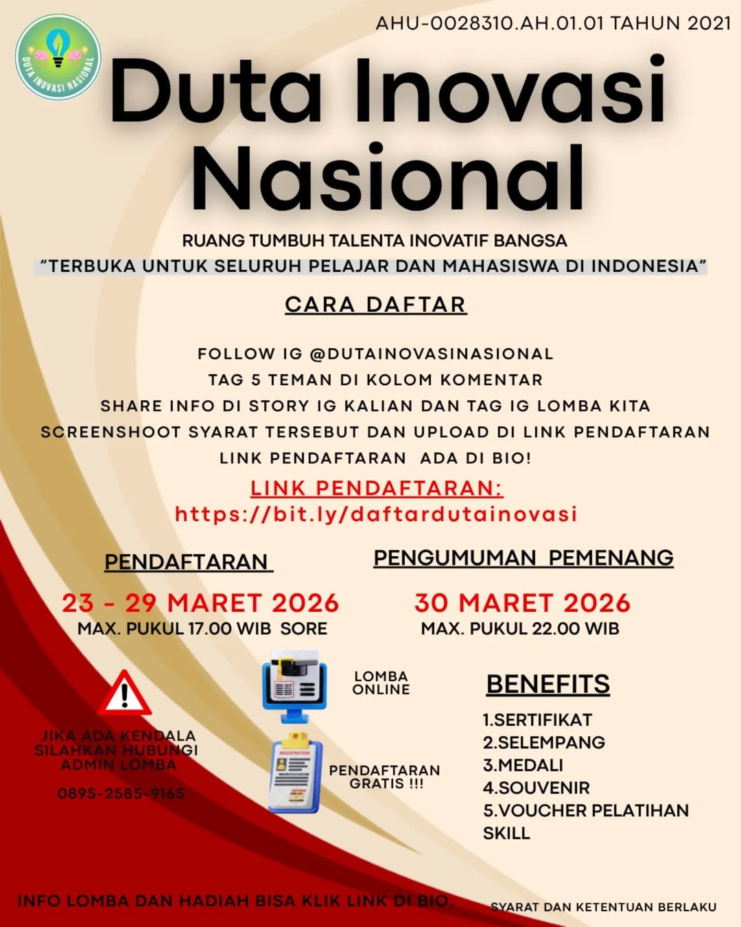 DUTA INOVASI NASIONAL 2026 - Poster 2
