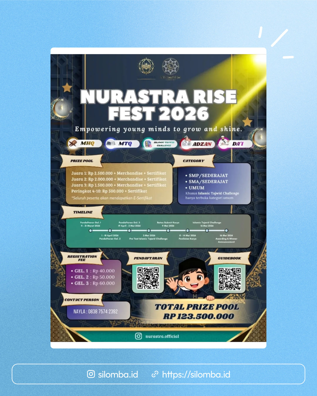 NurAstra Rise Fest 2026 - Poster 1