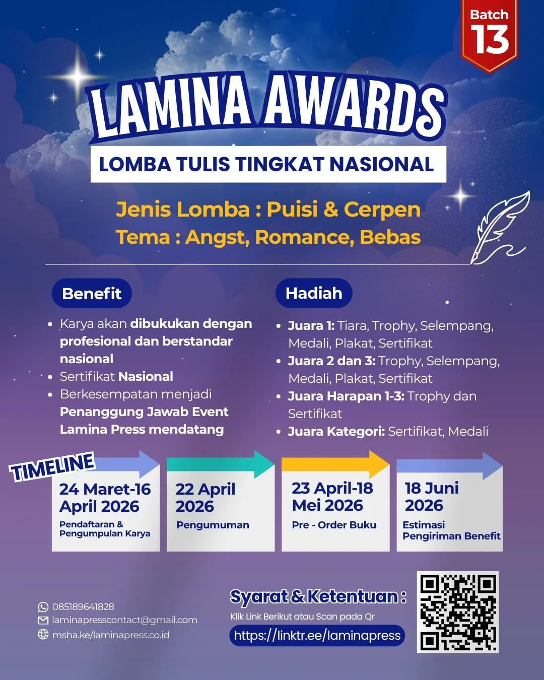 LAMINA AWARDS BATCH 13 - Poster 2