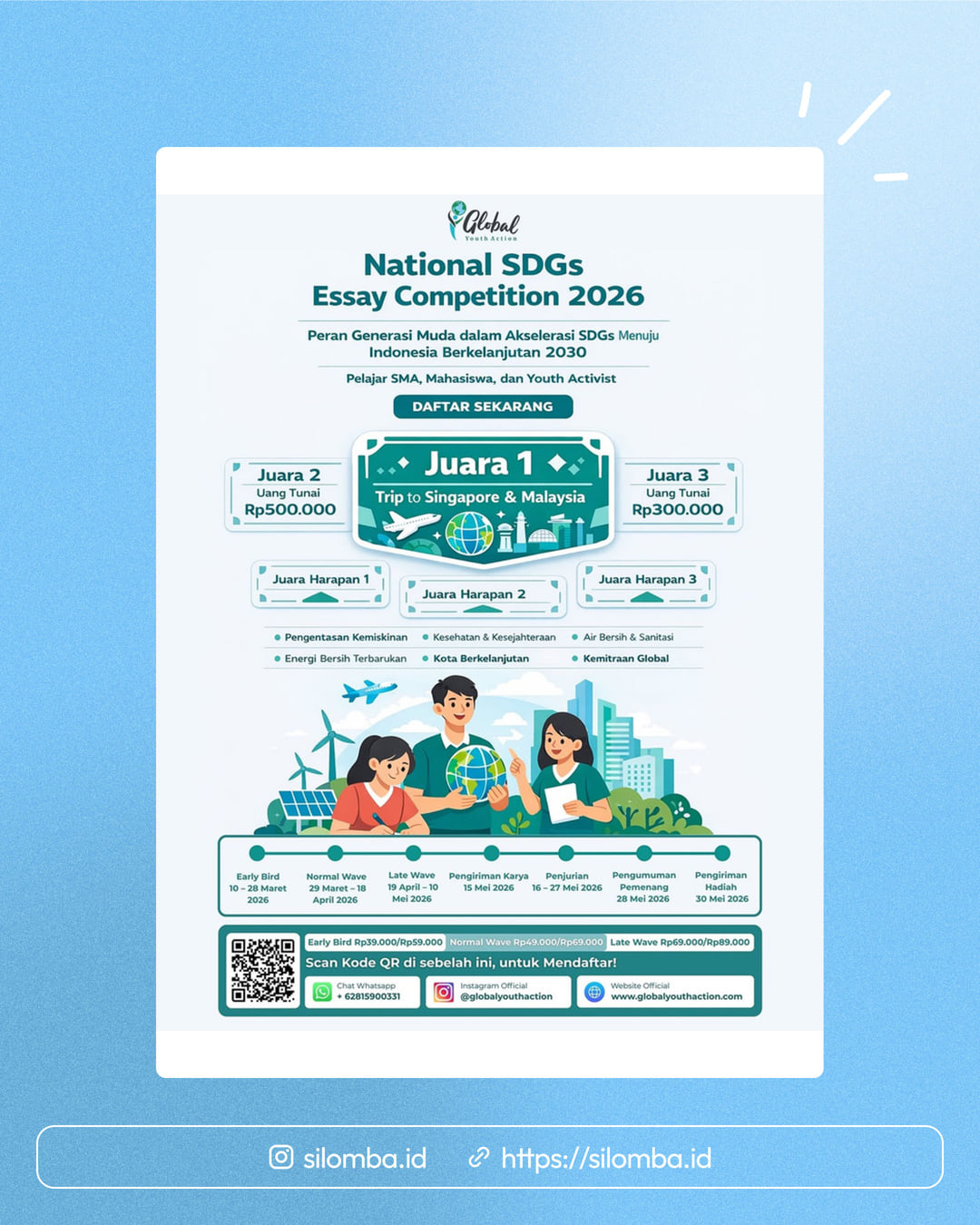 National SDGs Essay Competition 2026 - Poster 1