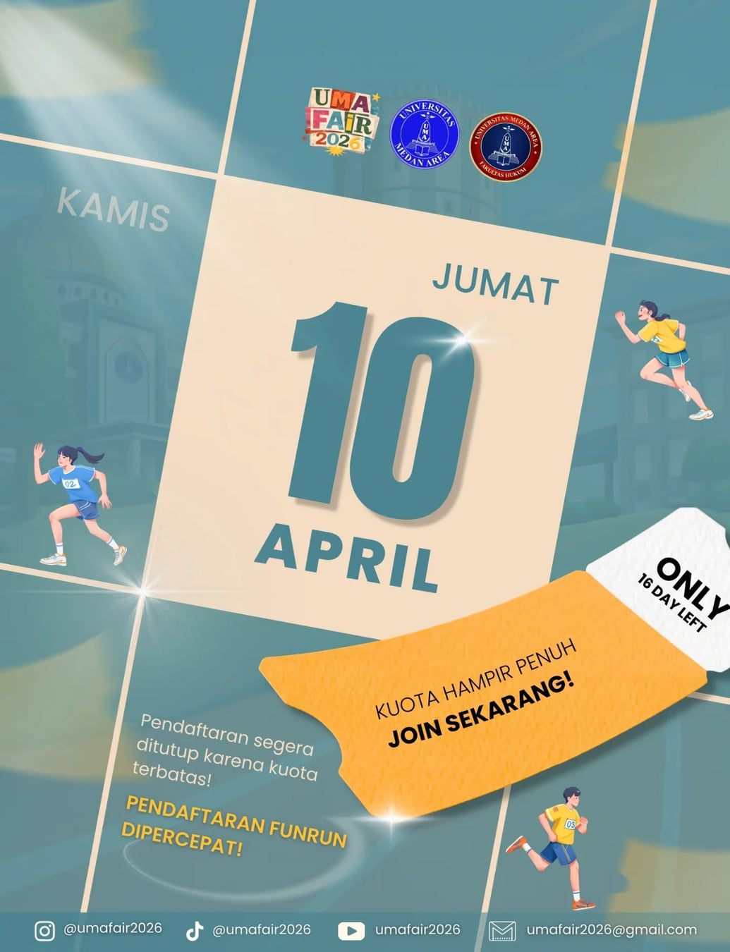 Fun Run UMA Fair 2026 - Poster 2