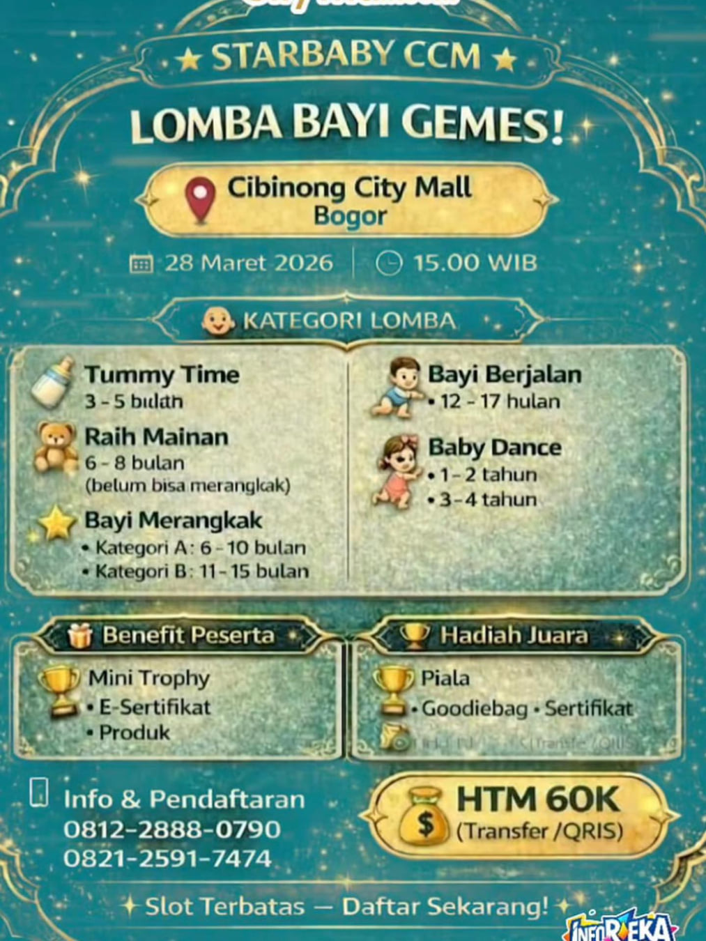 STARBABY CCM – Lomba Bayi Gemes - Poster 2