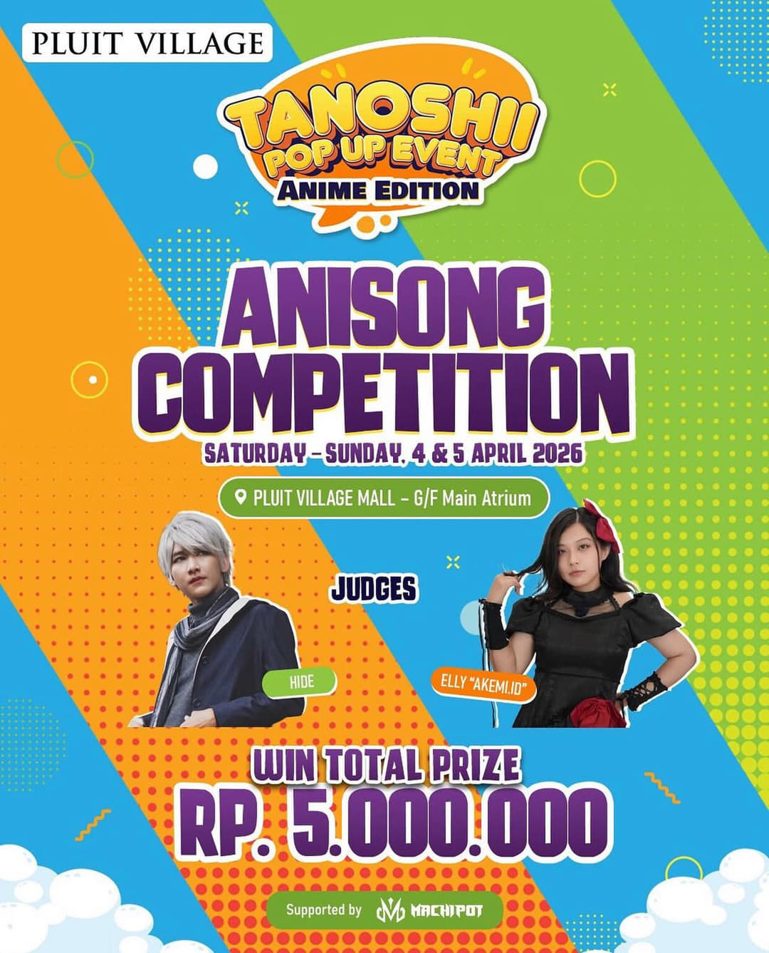 Tanoshii Anisong Competition - Poster 2