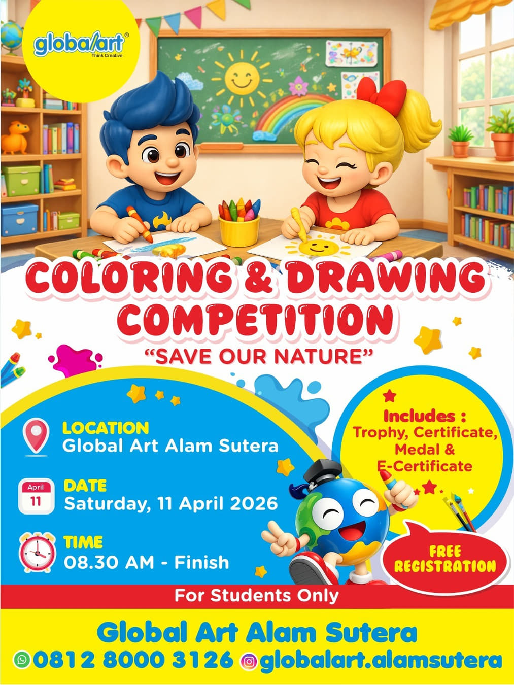 Lomba Menggambar & Mewarnai Internal - Poster 2