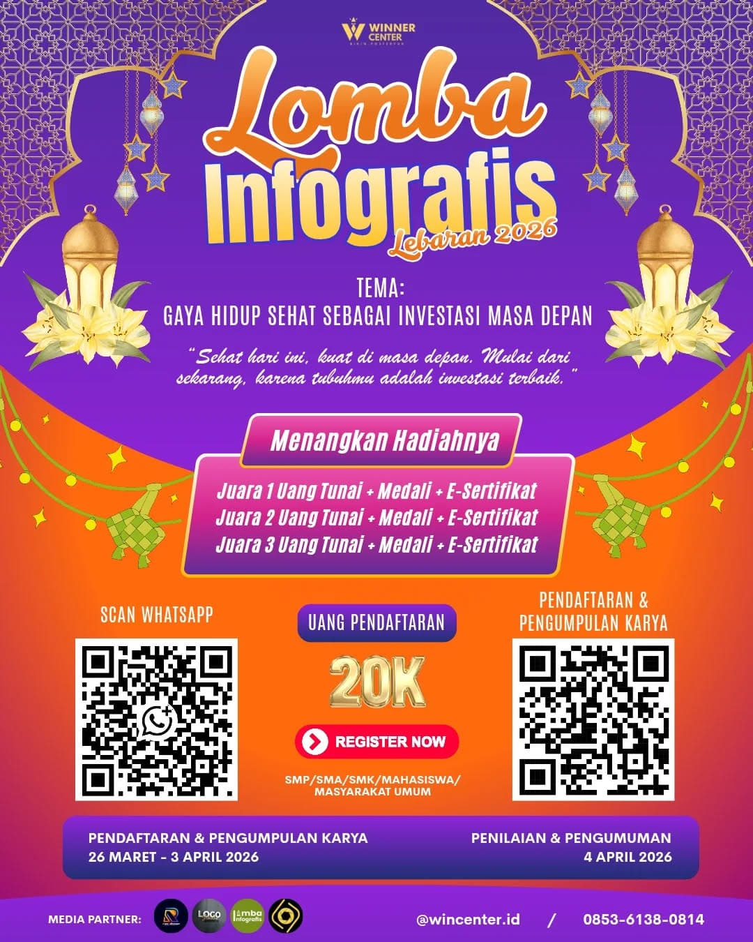 Lomba Infografis Gaya Hidup Sehat - Poster 2