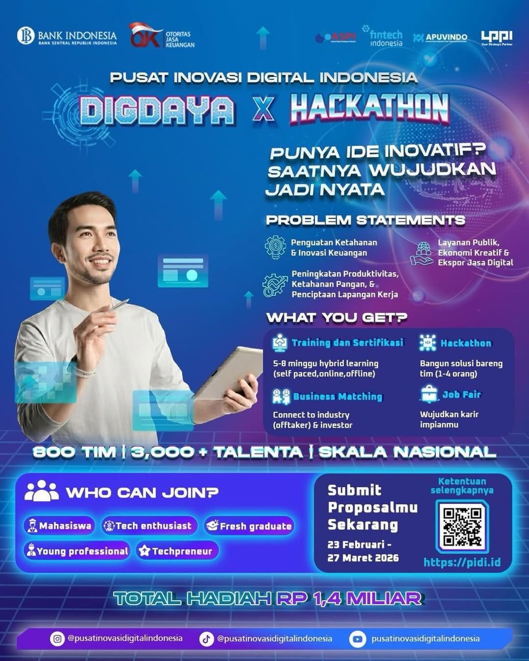 Digdaya X Hackathon 2026 - Poster 2