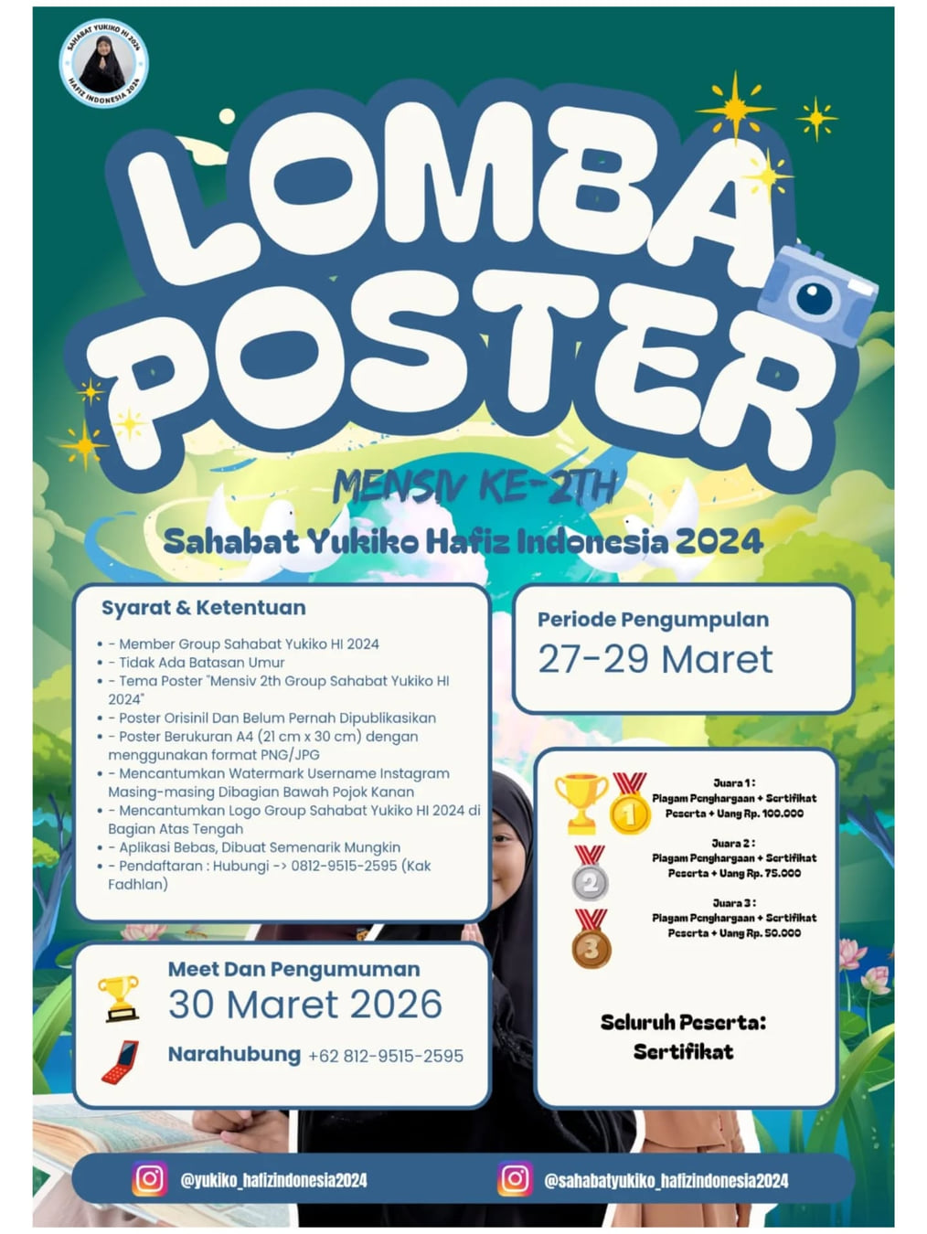 MENSIV 2th SAHABAT YUKIKO HI 2024 - Poster 2