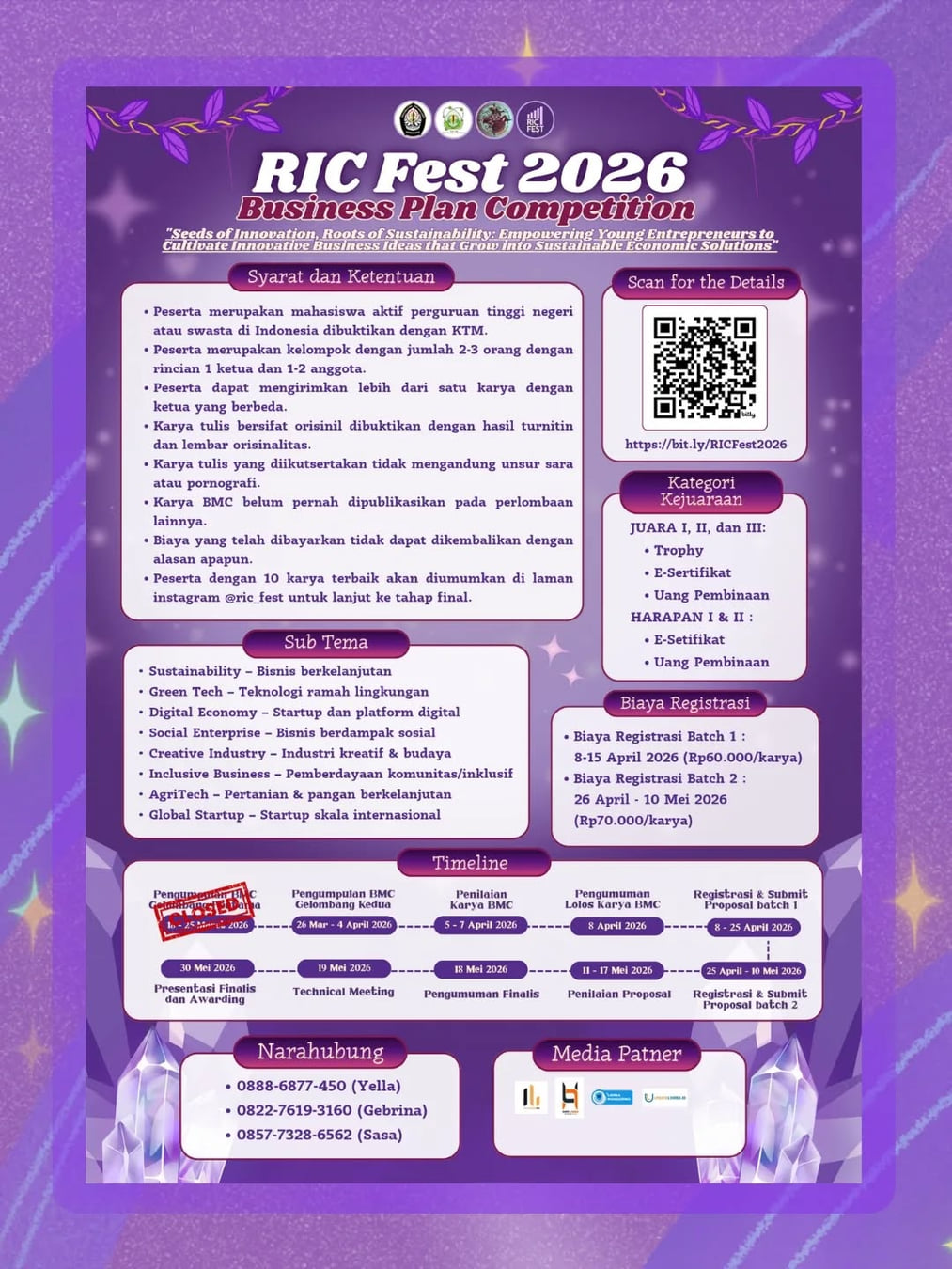 Gelombang 2 RIC Fest 2026 - Poster 2