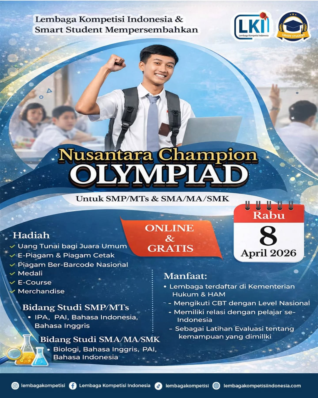 NUSANTARA CHAMPION OLYMPIAD - Poster 2