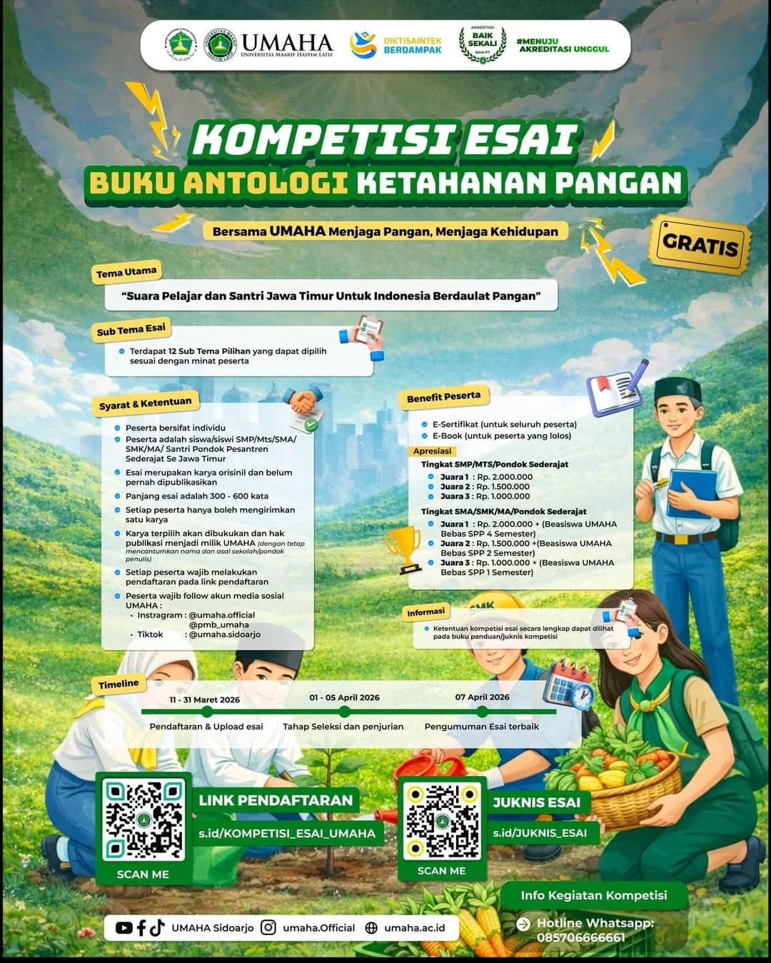 Kompetisi Esai UMAHA Tahun 2026 - Poster 2