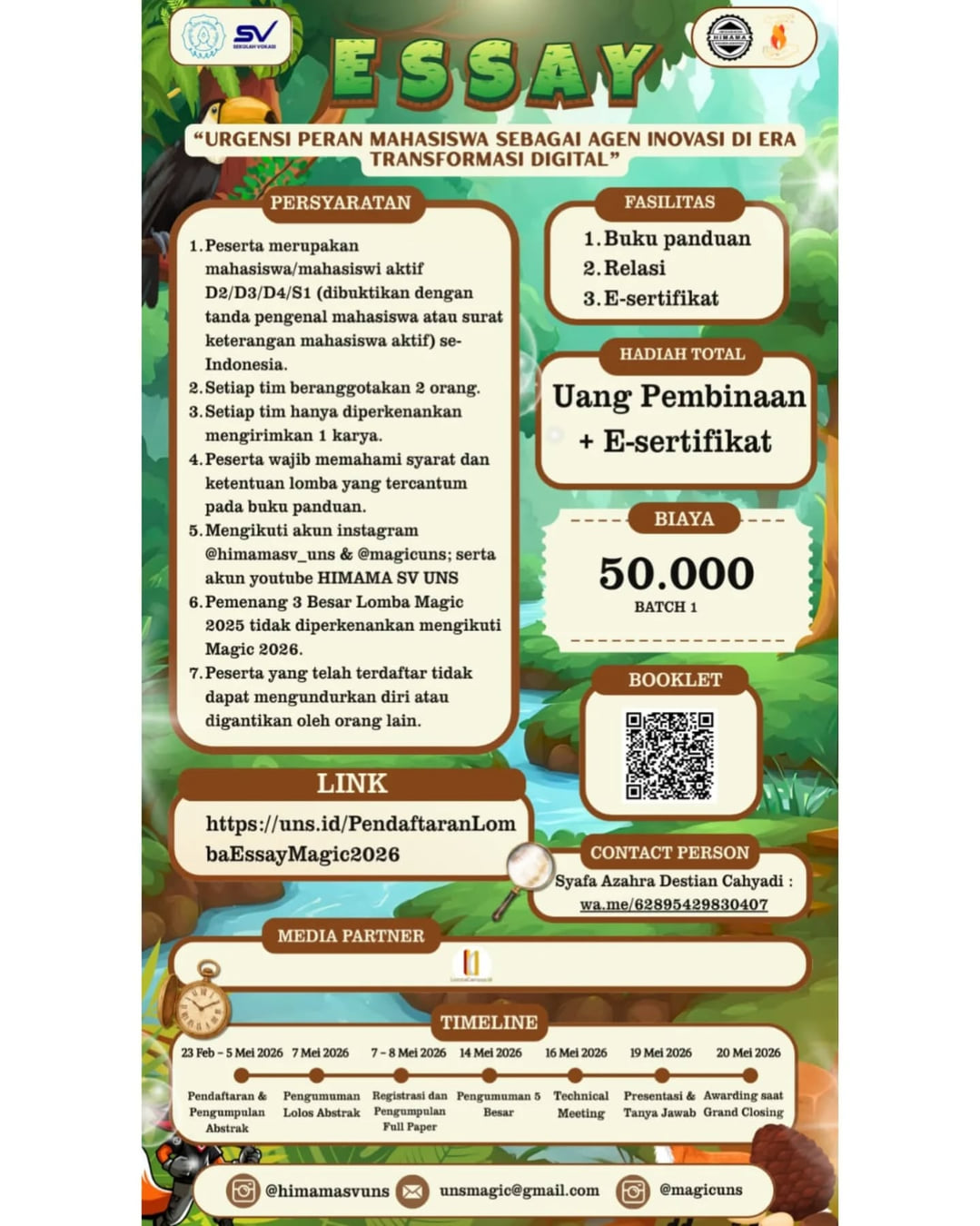 MAGIC SV UNS 2026 - Poster 2