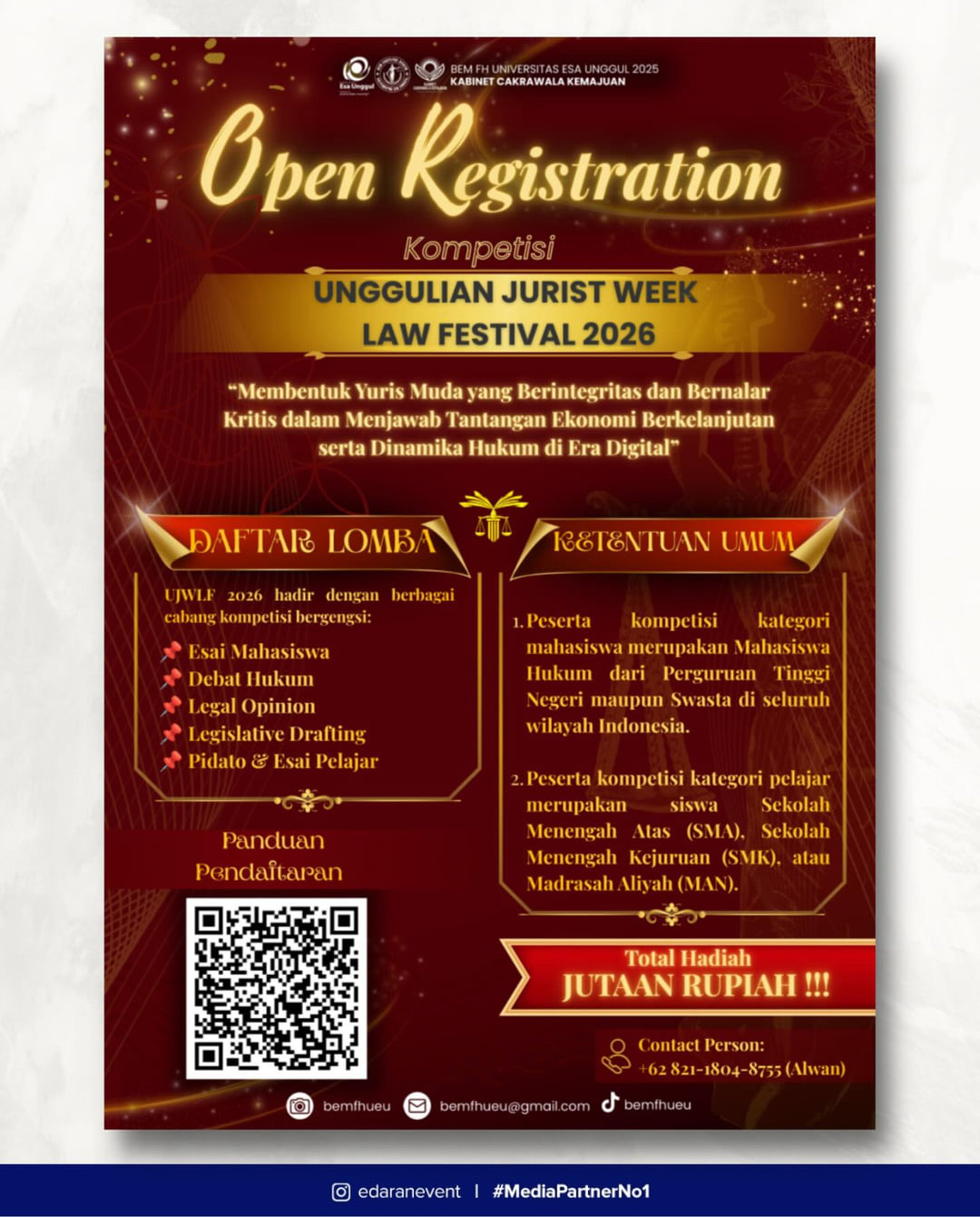 UJW Law Fest 2026 - Poster 2