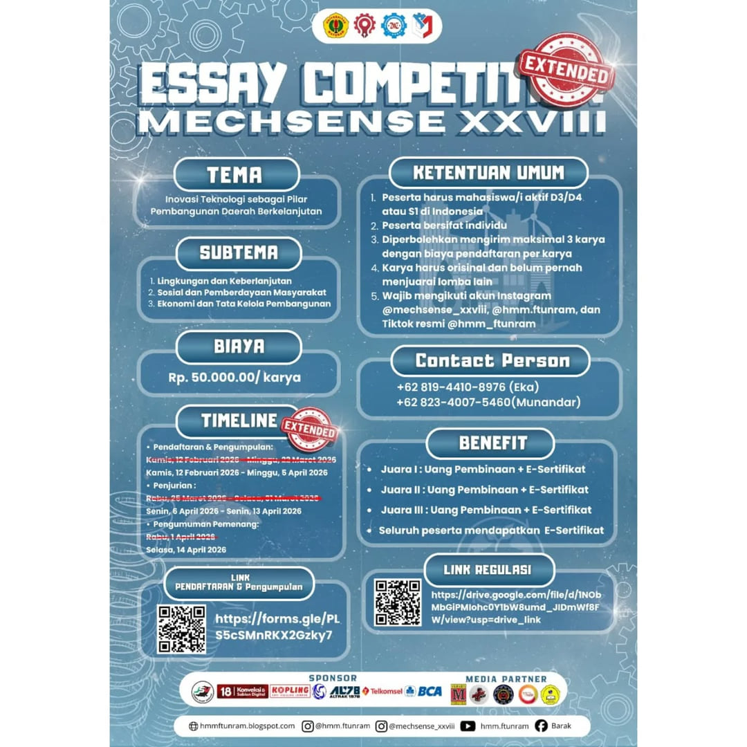 LOMBA ESAI & POSTER MECHSENSE XXVIII - Poster 2