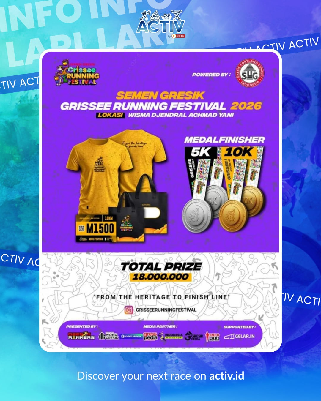SEMEN GRESIK GRISSEE RUNNING FESTIVAL 2026 - Poster 2