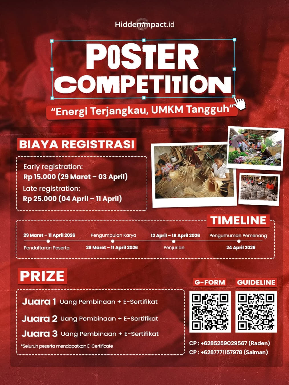 Poster Competition: “Energi Terjangkau, UMKM Tangguh” - Poster 2