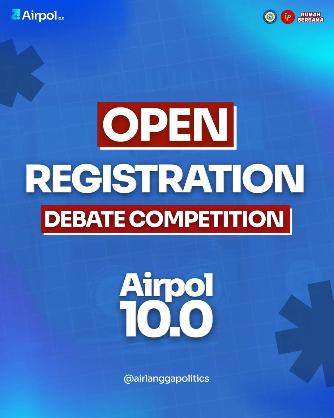 AIRLANGGA POLITICS 10.0 - Poster 2