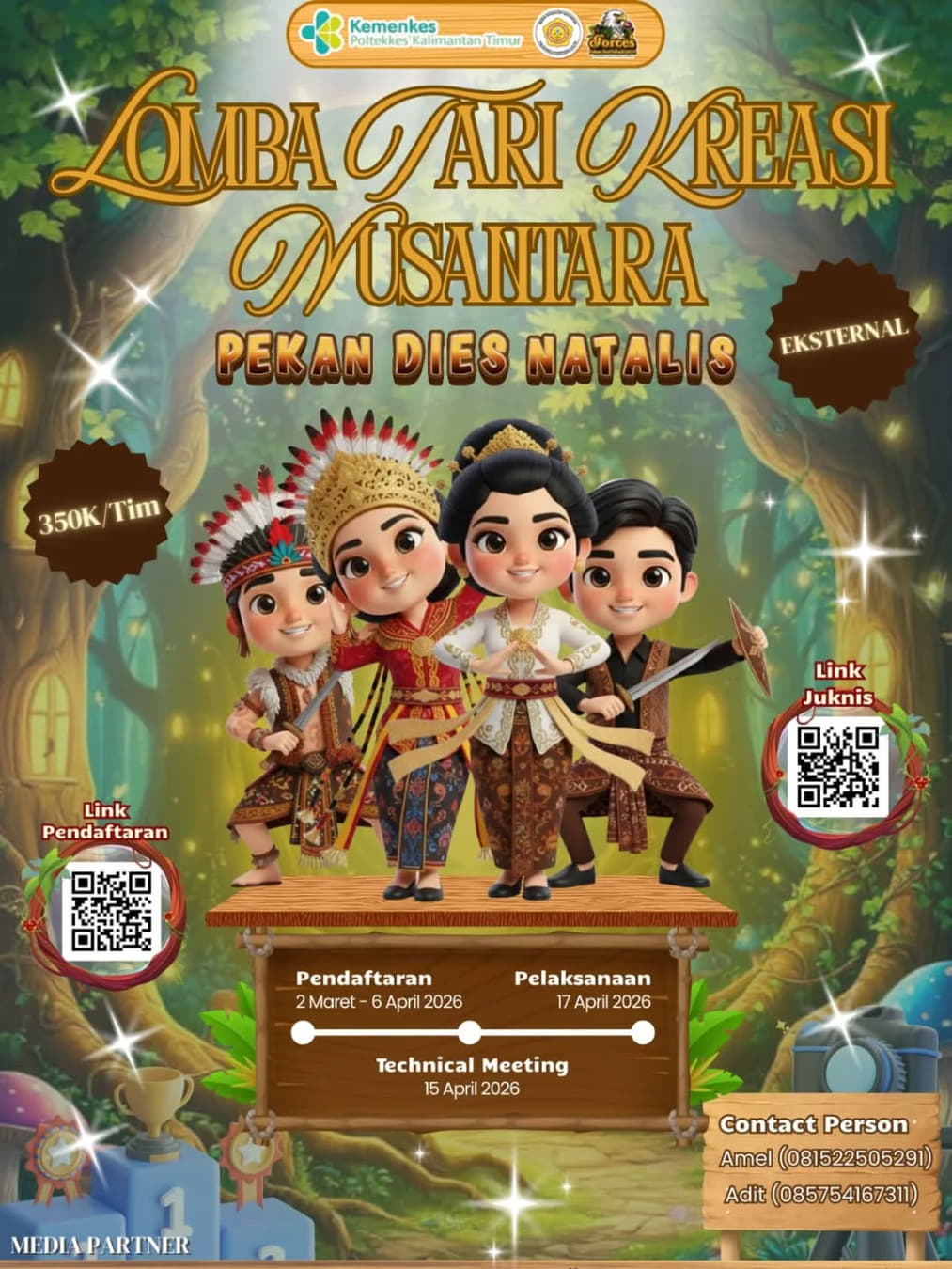 Pekan Dies Natalis Poltekkes Kemenkes Kaltim 2026 - Poster 2