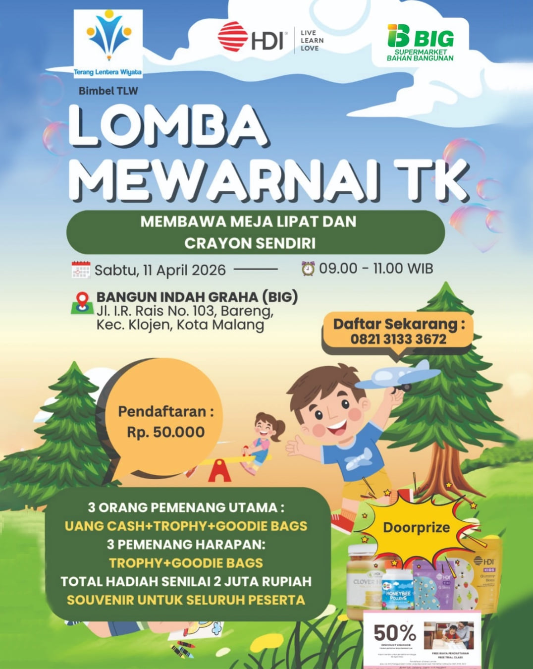 Lomba Menggambar & Mewarnai Anak - Poster 2
