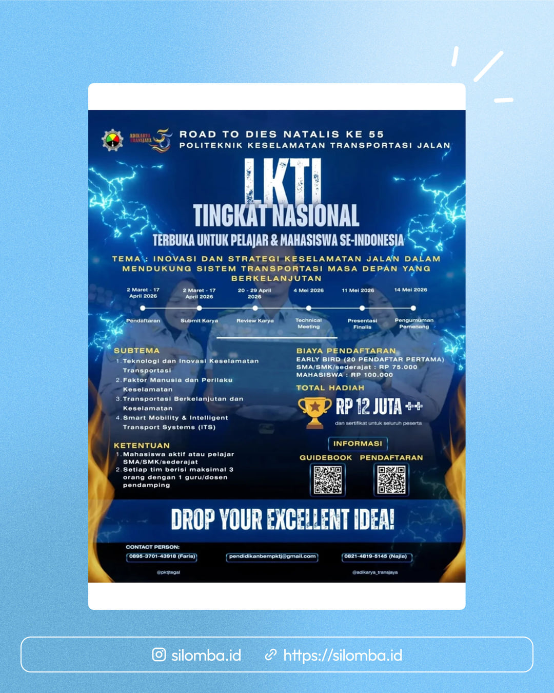 LOMBA KARYA TULIS ILMIAH NASIONAL PKTJ 2024 - Poster 1