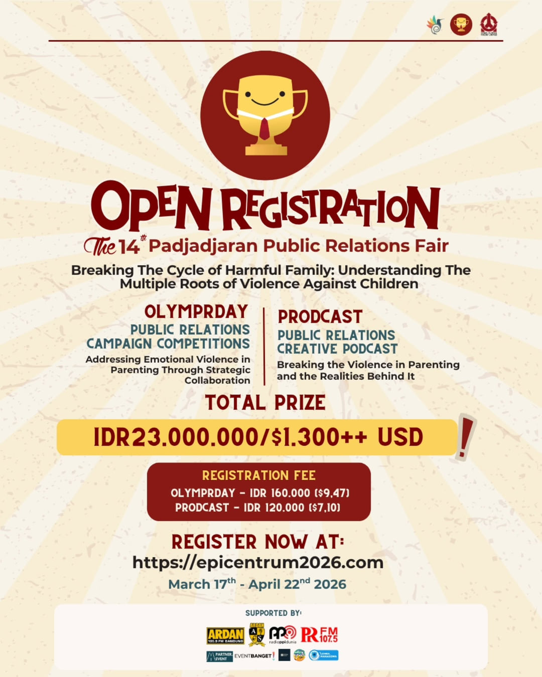 PPRF Epicentrum 2026 - Poster 2