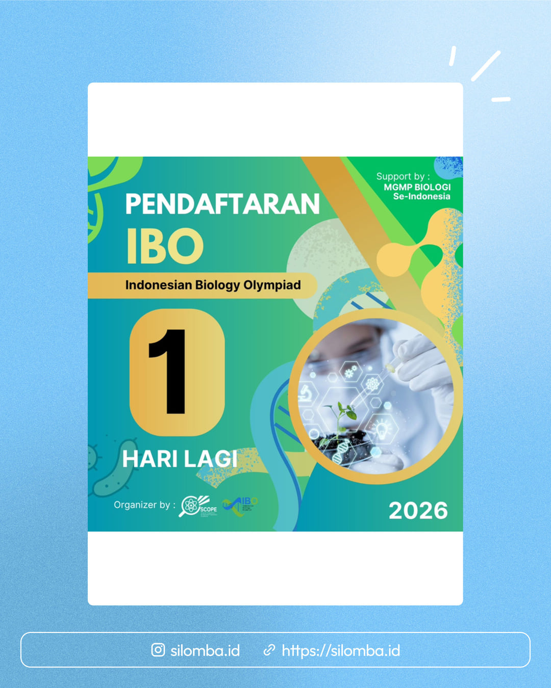 Indonesian Biology Olympiad (IBO) 2026 - Poster 1