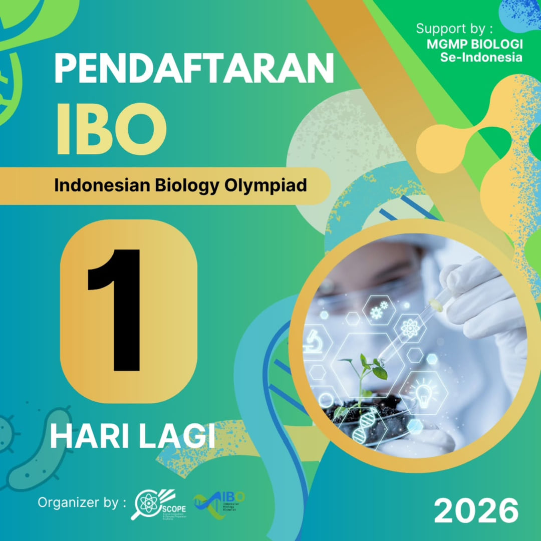 Indonesian Biology Olympiad (IBO) 2026 - Poster 2