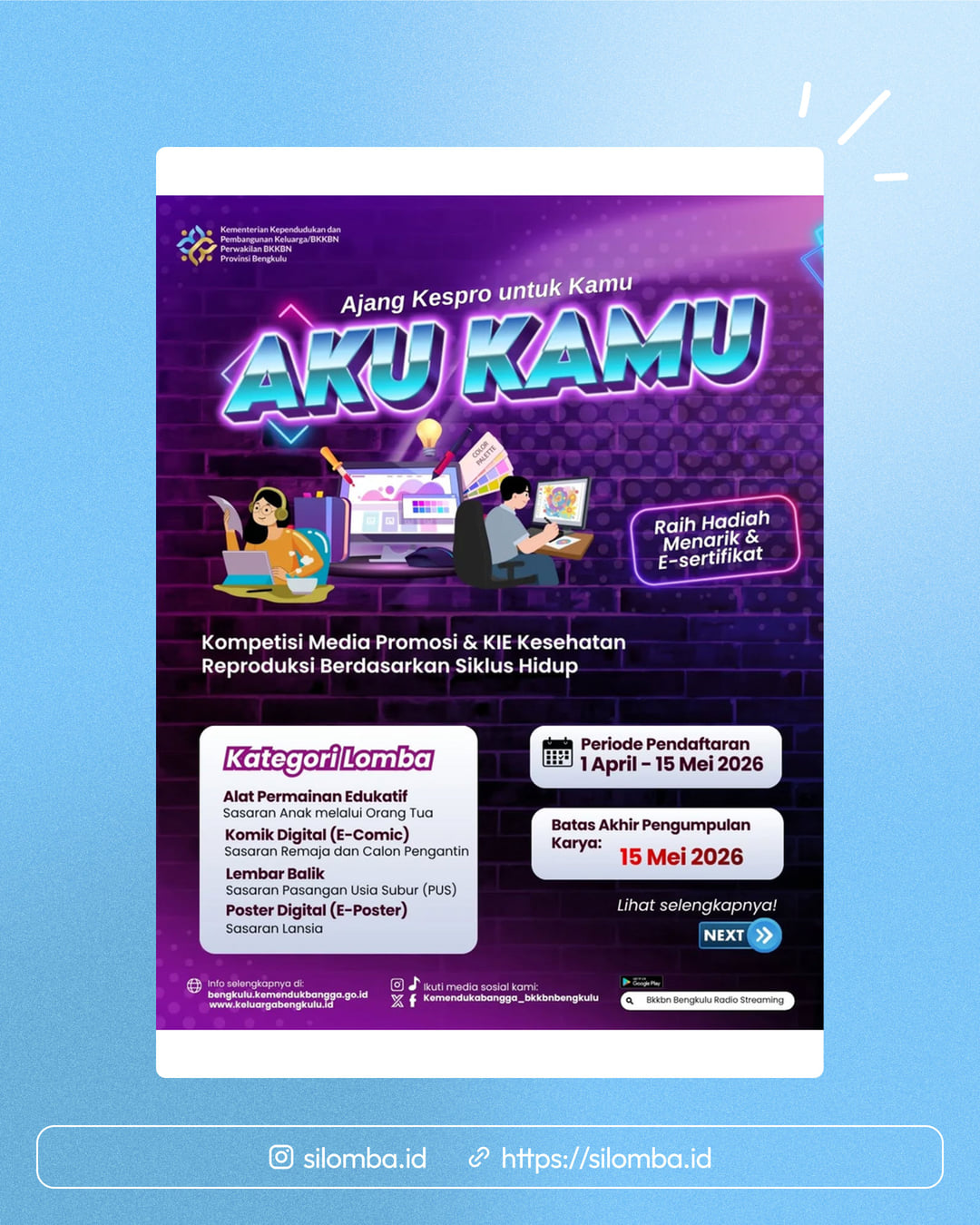 AKU KAMU: Ajang Kespro untuk Kamu! - Poster 1