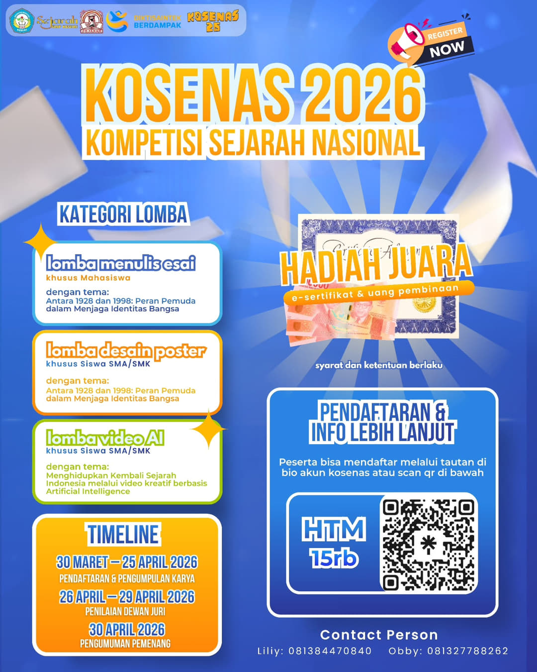KOSENAS 2026 - Poster 2