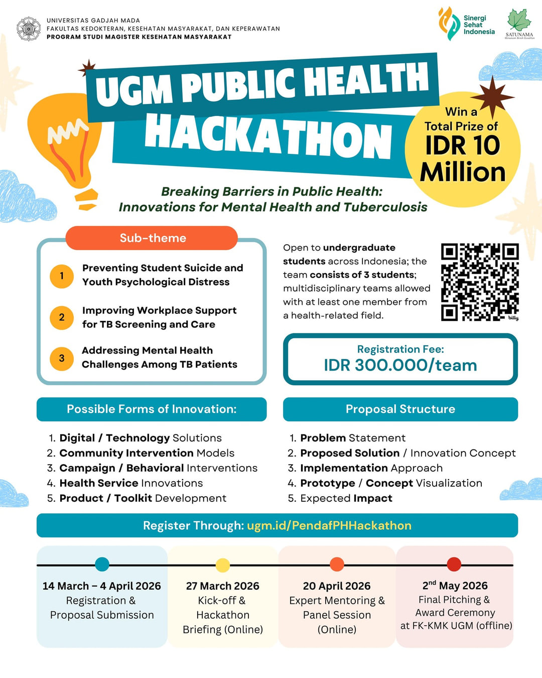 UGM Public Health Hackathon 2026 - Poster 2