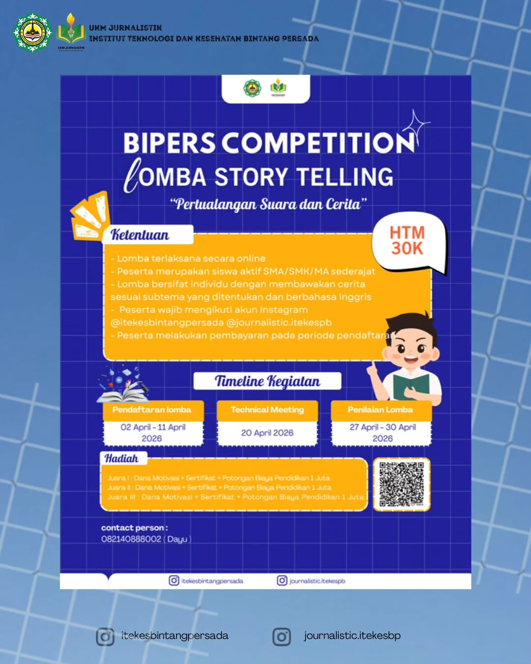 LOMBA STORY TELLING ONLINE TINGKAT SMA/SMK - Poster 2