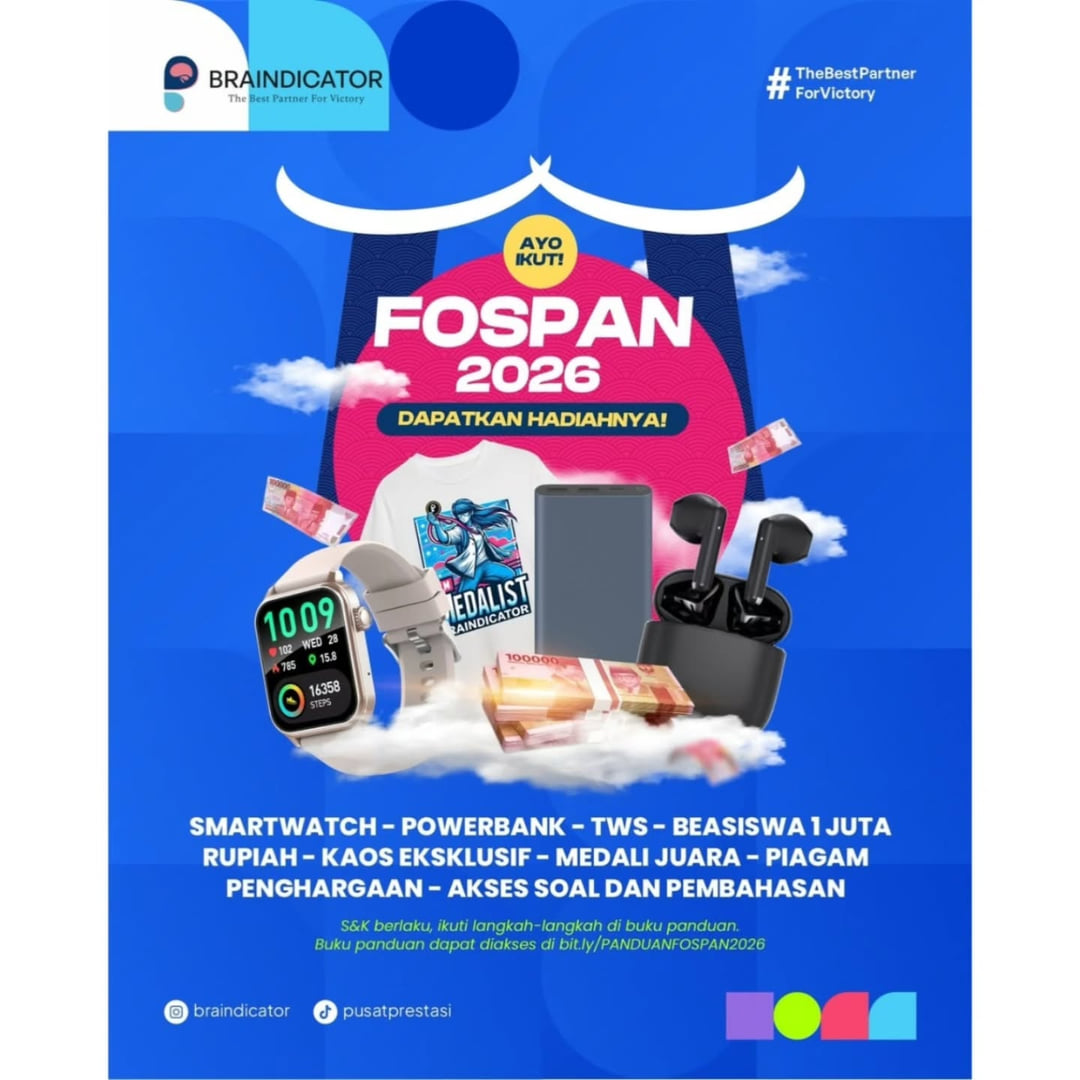 FESTIVAL OLIMPIADE SAINS DAN PRESTASI AKADEMIK NASIONAL (FOSPAN) 2026 - Poster 2