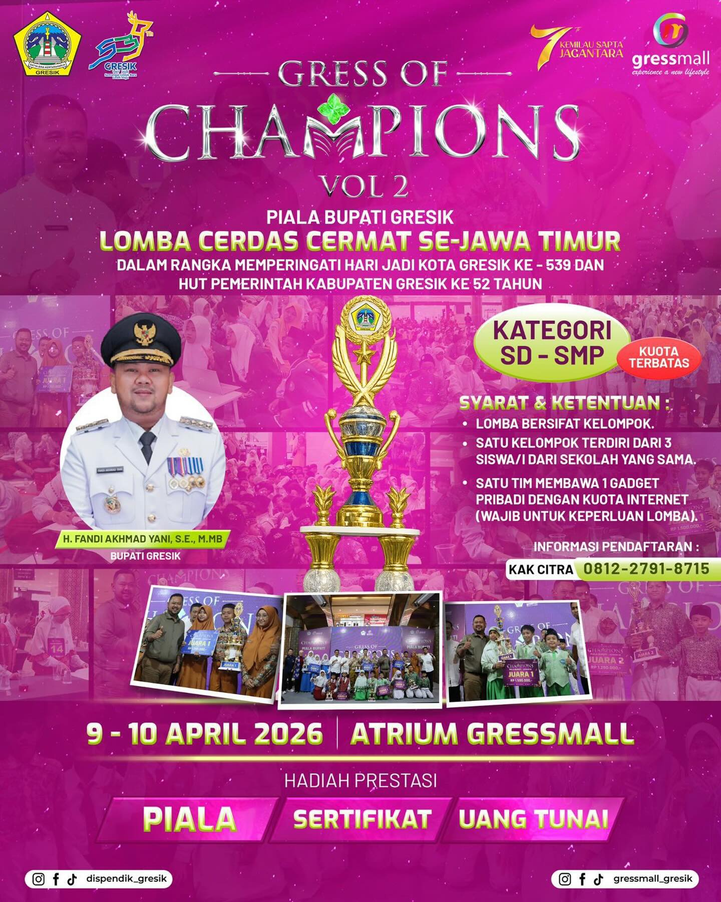 GRESS OF CHAMPIONS VOL. 2 - Poster 2