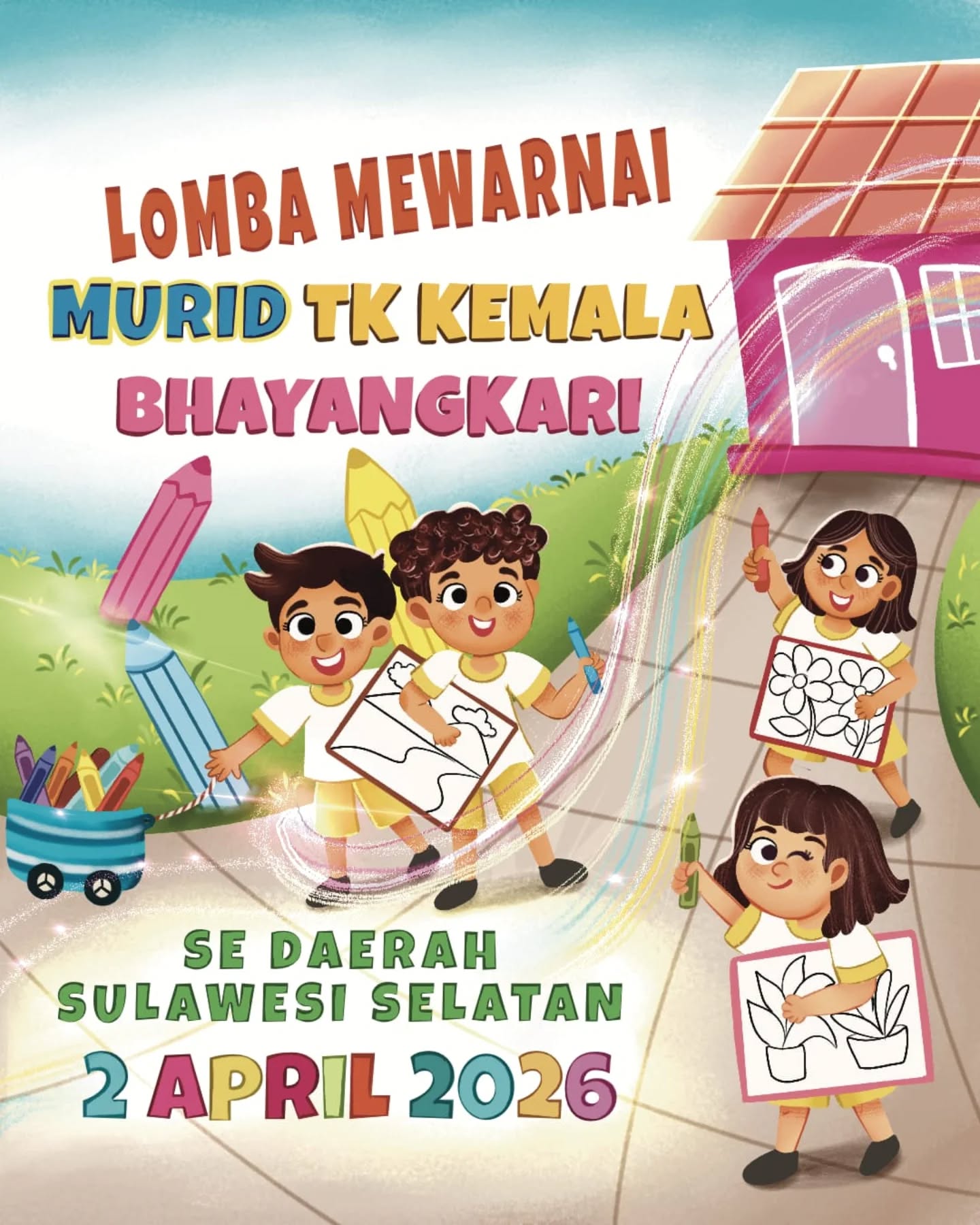 Lomba Mewarnai YKB Sulsel - Poster 2
