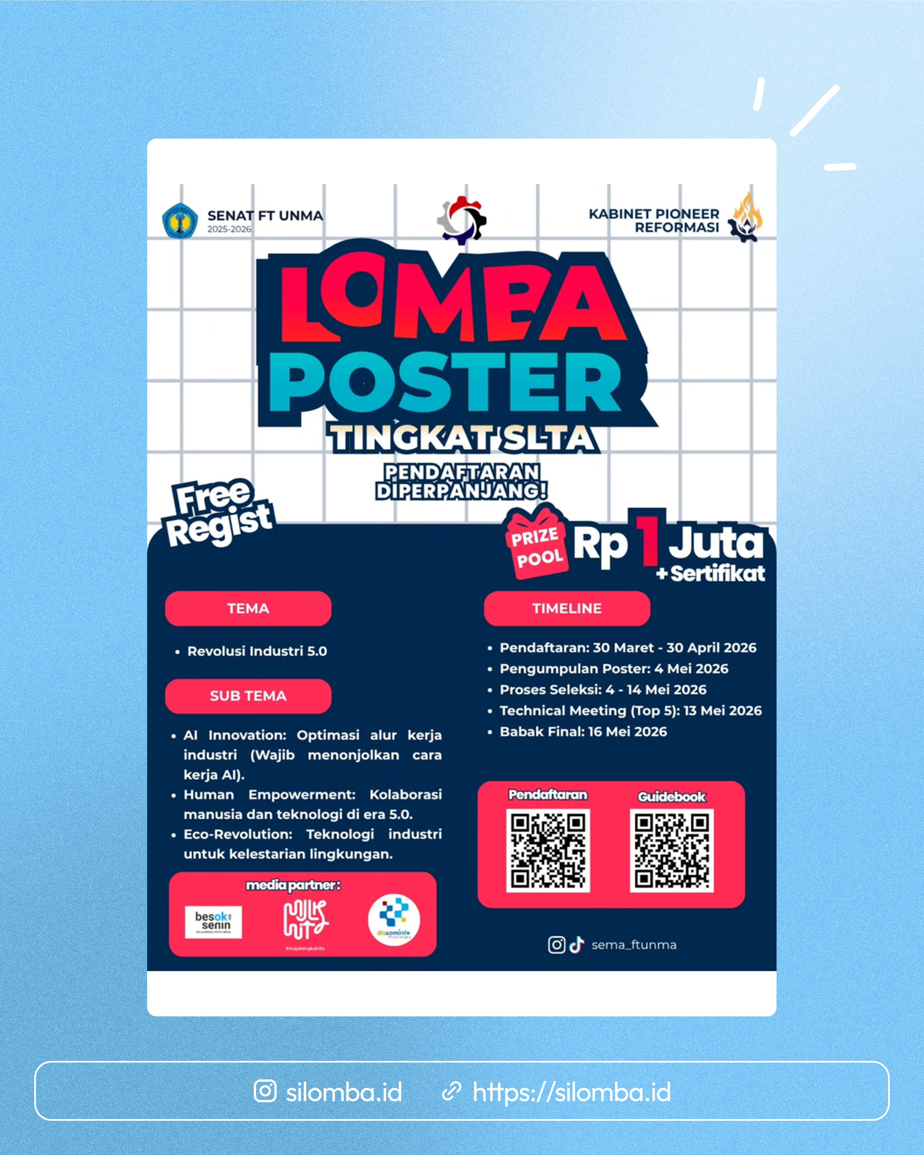 Lomba Poster Tingkat SLTA - Poster 1