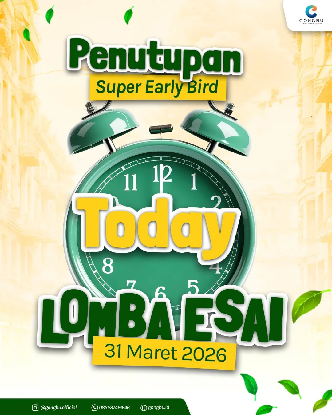 Lomba Esai Bertaraf Nasional #2 - Poster 2