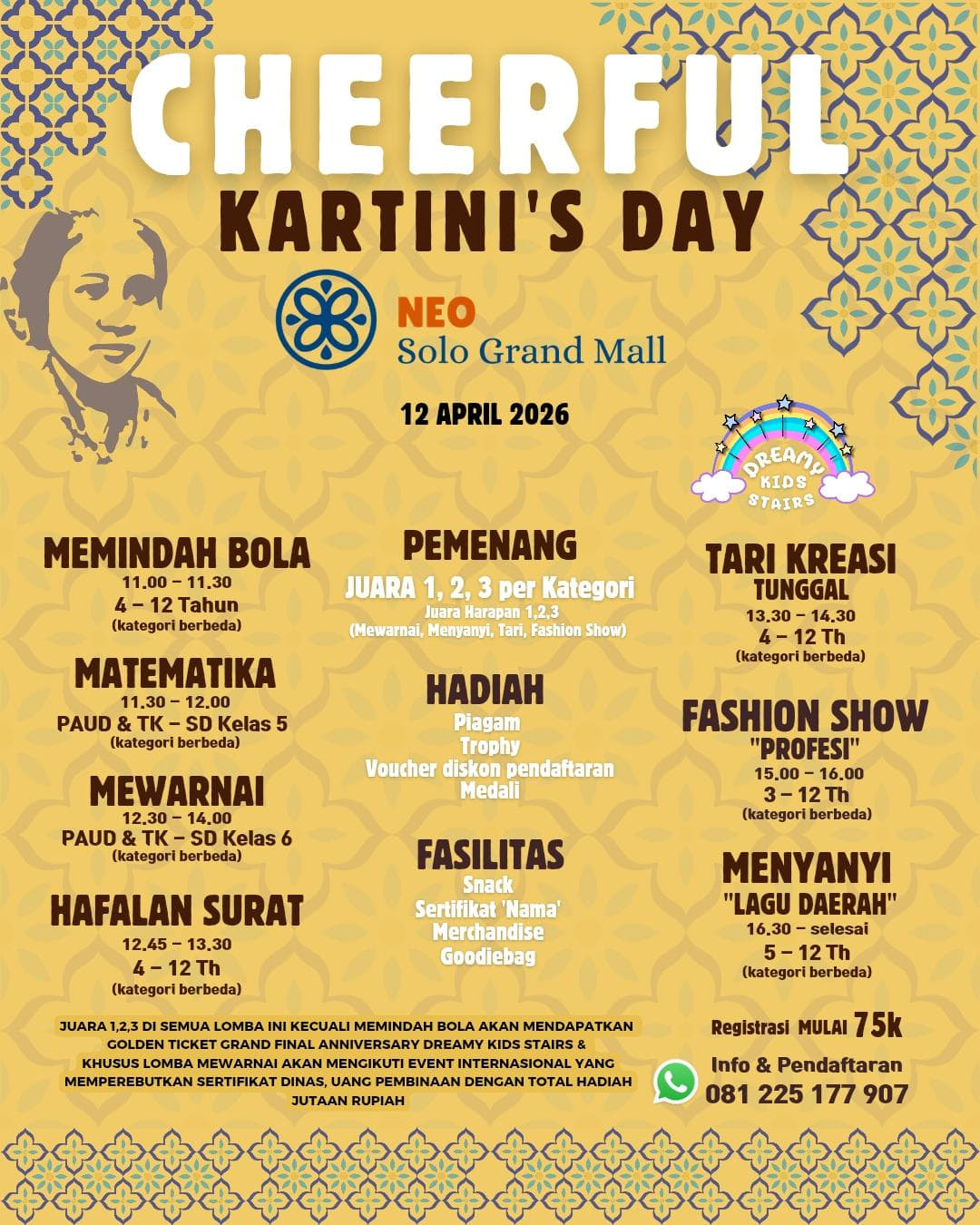 Kartini’s Day Lomba Anak - Poster 2