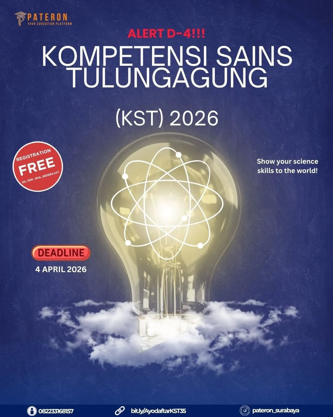 Kompetensi Sains Tulungagung (KST) 2026 - Poster 2