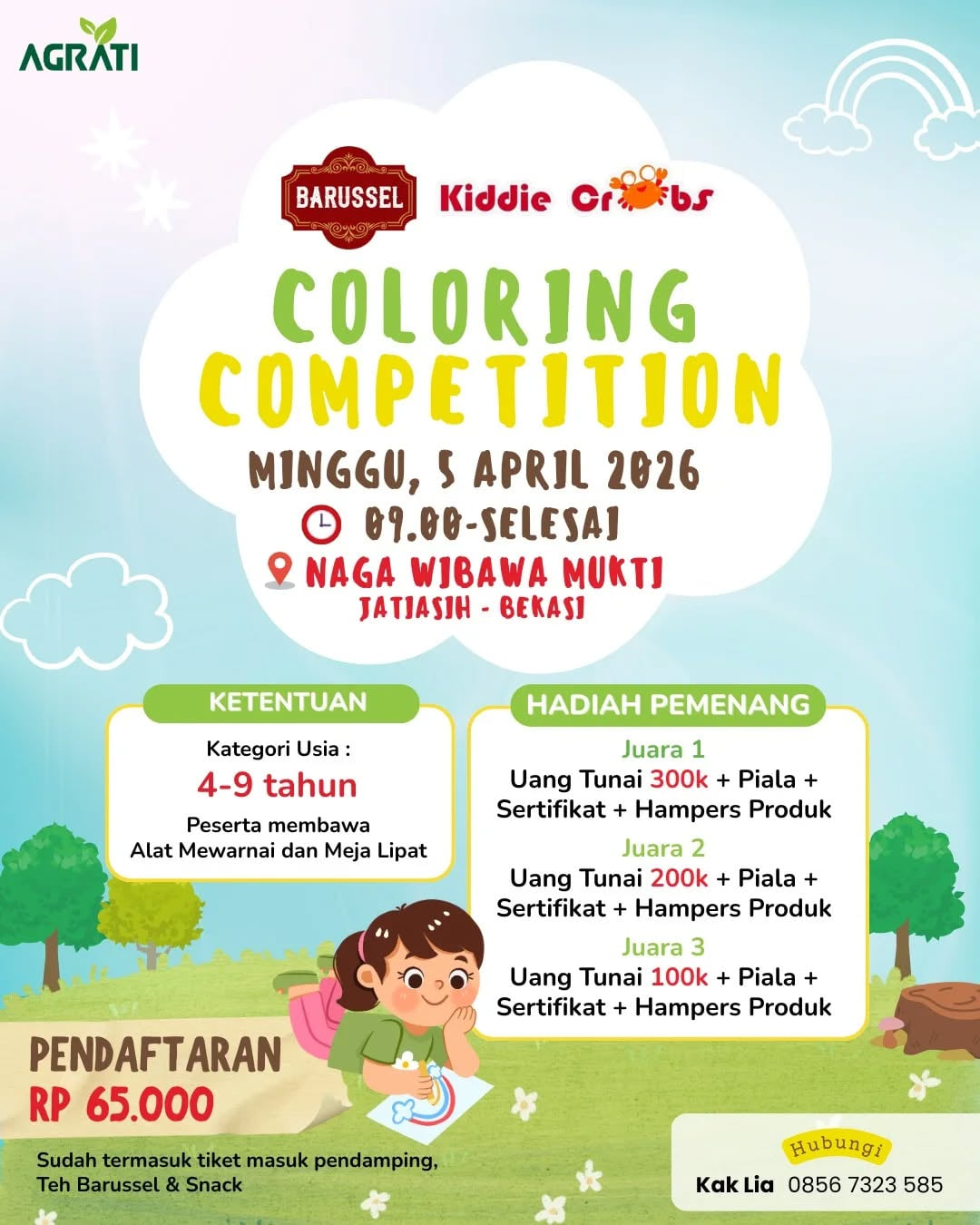 Coloring Competition Barussel X Kiddie Crabs - Poster 2